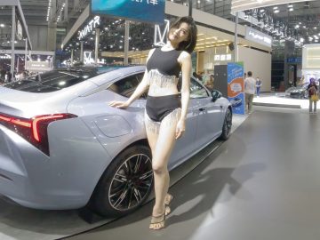 车展 程儿 AUTO SHOW Internet celebrity Cheng Er