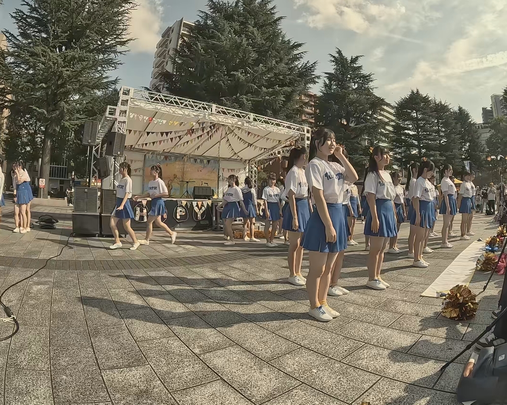 高中女生 啦啦队 Japan Miyagi Sendai Ikuei Gakuen High School Cheerleading club