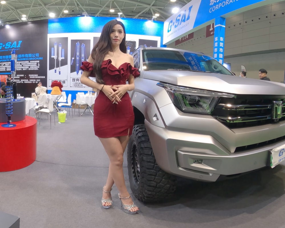 中国风美女 shenzhen jiuzhou modified car show 3D VR