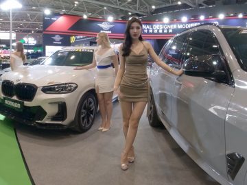 小露娜 shenzhen jiuzhou modified car show 3D VR